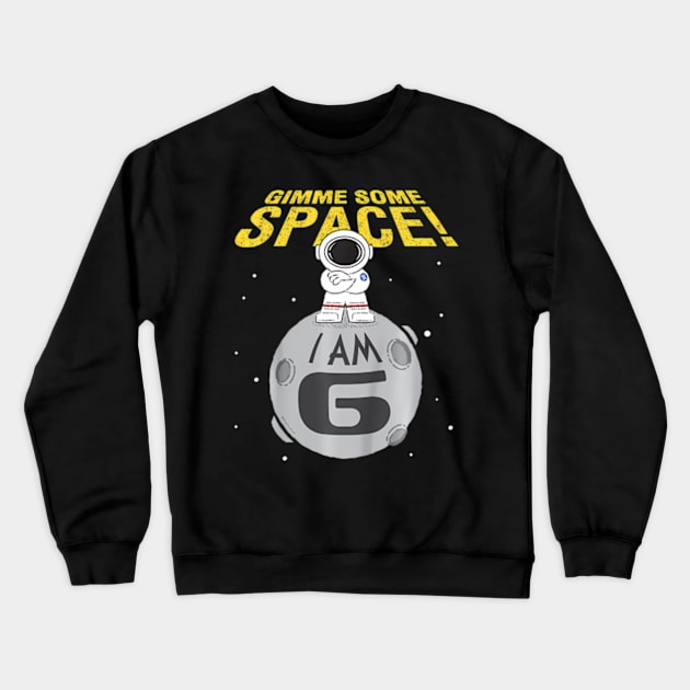 Kids Kids Birthday 6 Year Old Astronaut Birthday Crewneck Sweatshirt by Zoe Hill Autism